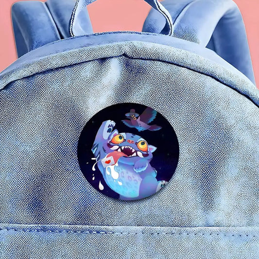 KPop Demon Hunters Tiger Anime Brooches – Cute Cartoon Badge for Fans