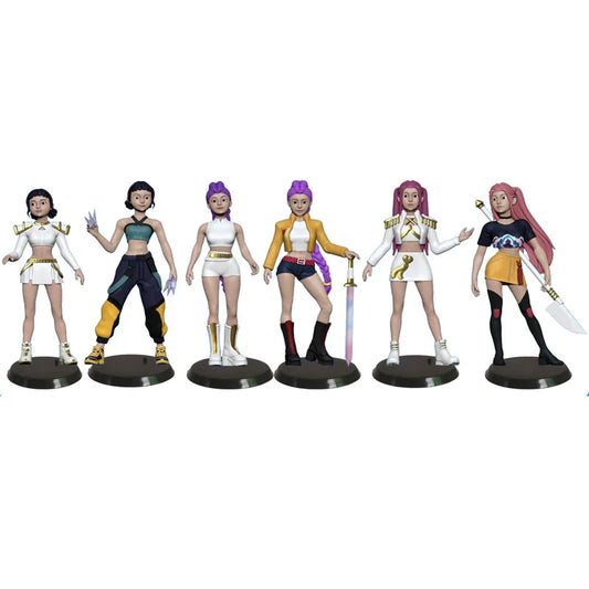 Anime Kpop Demon Hunters Figure Model Toy – Desk Decoration &amp; Kid Gift