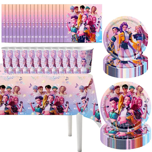 Kpop Demon Hunters Party Supplies – Cake Toppers, Balloons &amp; More!