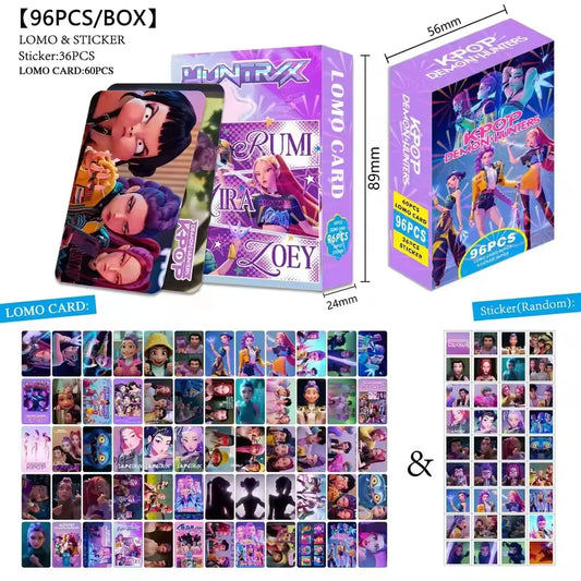 K-POP Demon Hunters/X Saja Boys LOMO Cards – Anime HD Photocards for Fans
