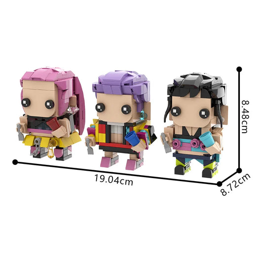 K-pop Demon Hunters Brickheadz Set
