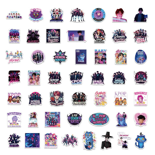 50Pcs Anime KPop Demon Hunters Stickers – Perfect for Fans &amp; Collectors