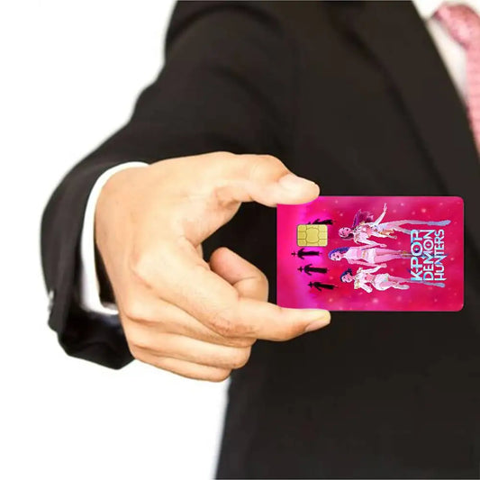 KPop Demon Hunters Anime Cartoon Sticker Film – Personalize Your Cards