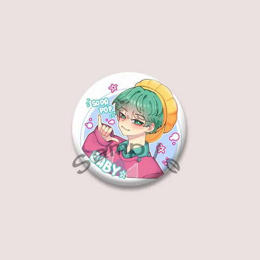 Demon Hunters Brooch – Anime Kpop Button Pins for Accessories