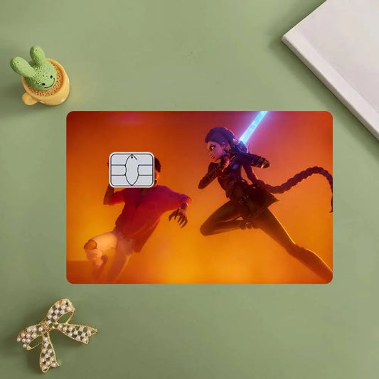 KPop Demon Hunters Rumi Jinu Card Skin – Stylish Protection for Your Cards