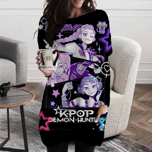 Devil Hunter Logo Shirt Huntrix Kpop Pocket T-shirt