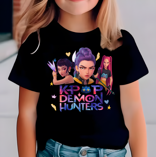 K-Pop Demon Hunters Fashion T-Shirt for Kids