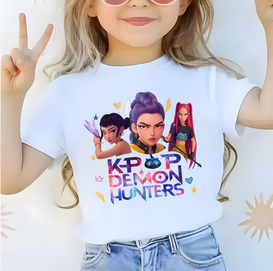 K-Pop Demon Hunters Fashion T-Shirt for Kids